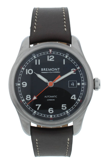 Bremont Airco Mach 1 Black Dial 40mm Automatic Men's Watch AIRCO-M1-BK-R-S