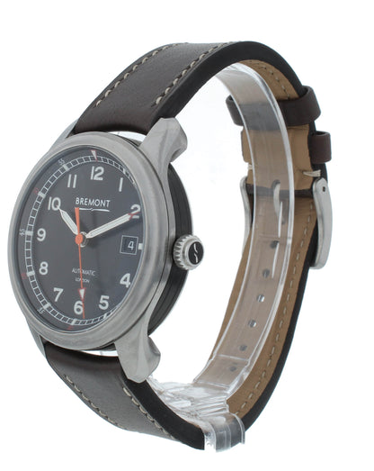 Bremont Airco Mach 1 Black Dial 40mm Automatic Men's Watch AIRCO-M1-BK-R-S