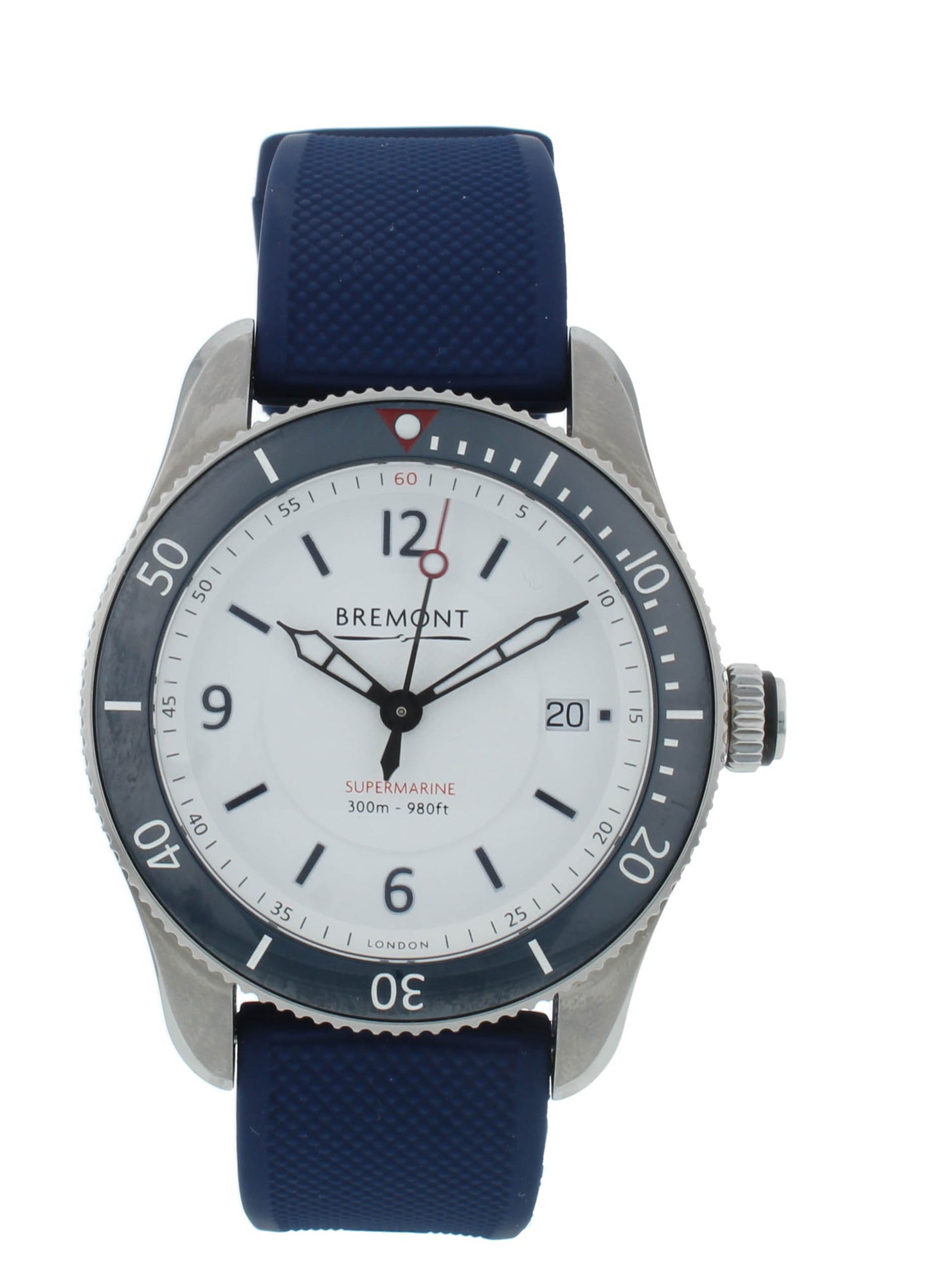 Bremont Supermarine S300 White Dial 40mm Automatic Men's Watch S300-WH-R-S