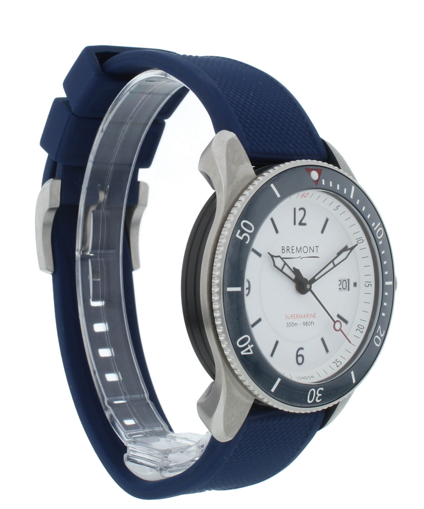 Bremont Supermarine S300 White Dial 40mm Automatic Men's Watch S300-WH-R-S
