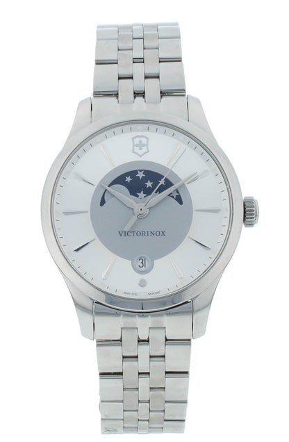 Victorinox Alliance Moonphase Silver Dial 35mm Quartz Men's Watch 241833
