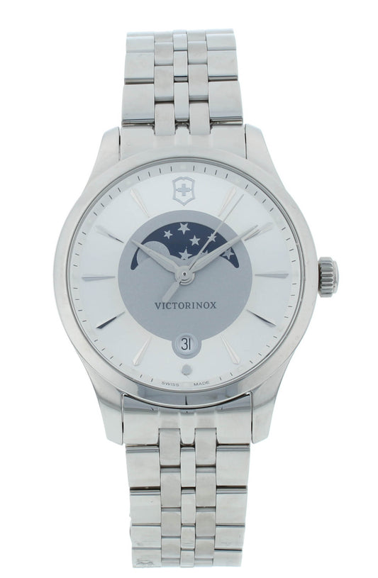 Victorinox Alliance Moonphase Silver Dial 35mm Quartz Men's Watch 241833