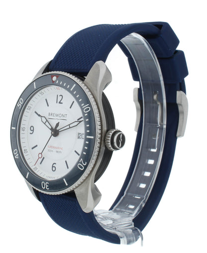 Bremont Supermarine S300 White Dial 40mm Automatic Men's Watch S300-WH-R-S