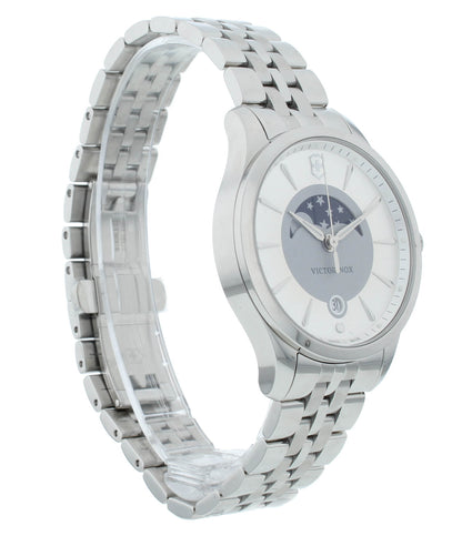 Victorinox Alliance Moonphase Silver Dial 35mm Quartz Men's Watch 241833