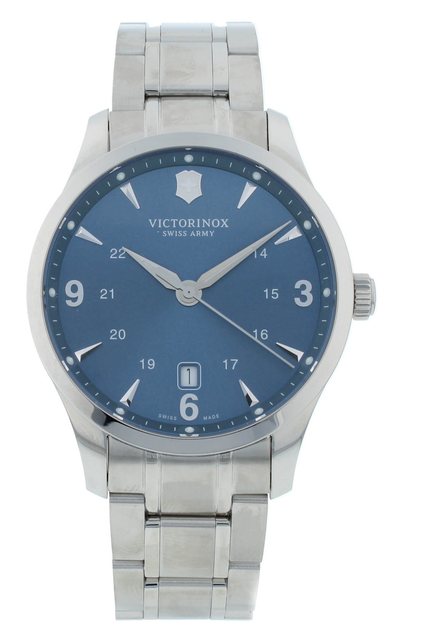 Victorinox Alliance 40mm Quartz Blue Dial Stainless Steel Men's Watch 249111