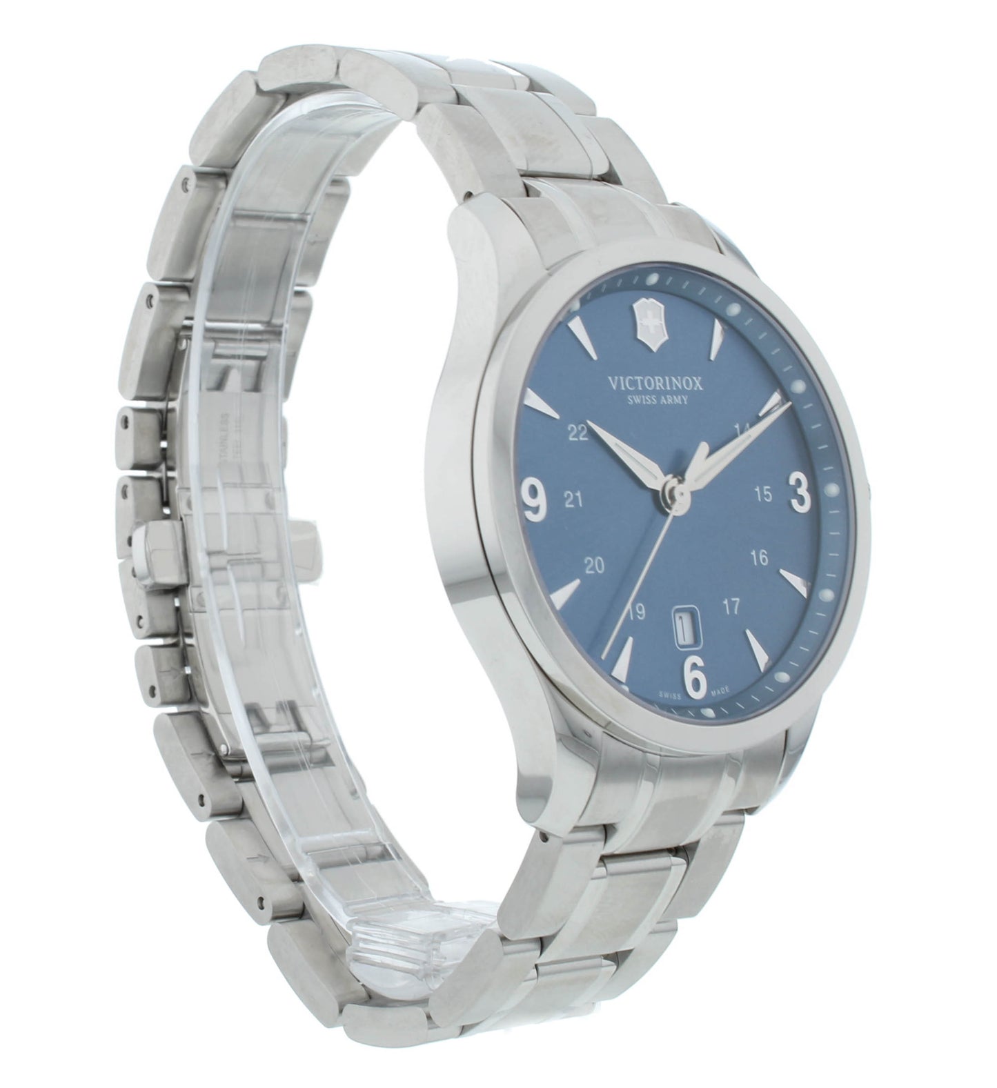 Victorinox Alliance 40mm Quartz Blue Dial Stainless Steel Men's Watch 249111