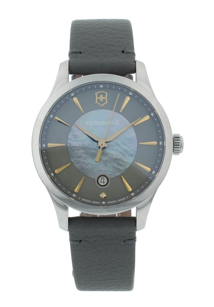 Victorinox Alliance 35mm Gray Dial Quartz Stainless Steel Ladies Watch 241756