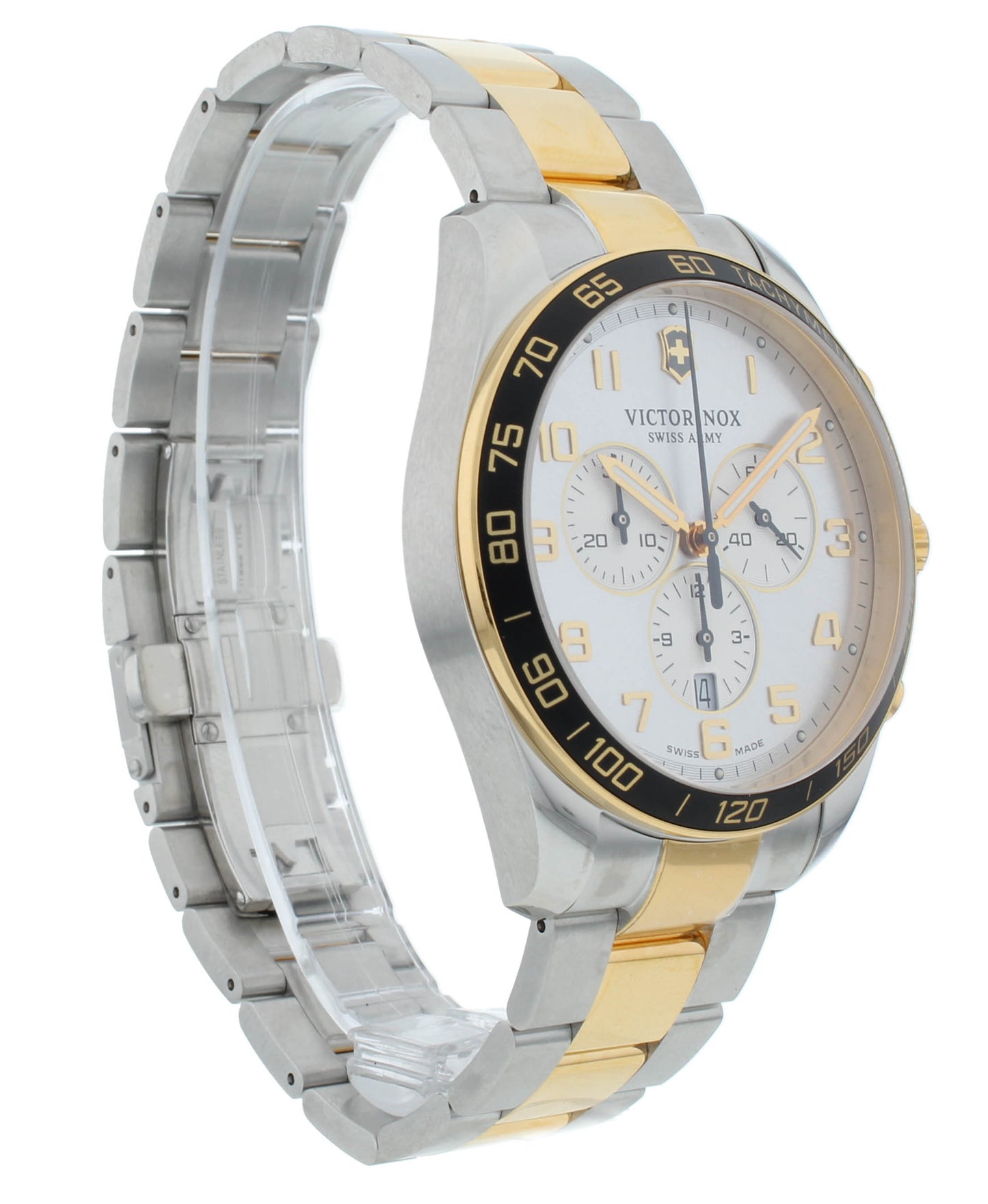 Victorinox FieldForce Classic Chrono 42mm Quartz Silver Dial Men's Watch 241903