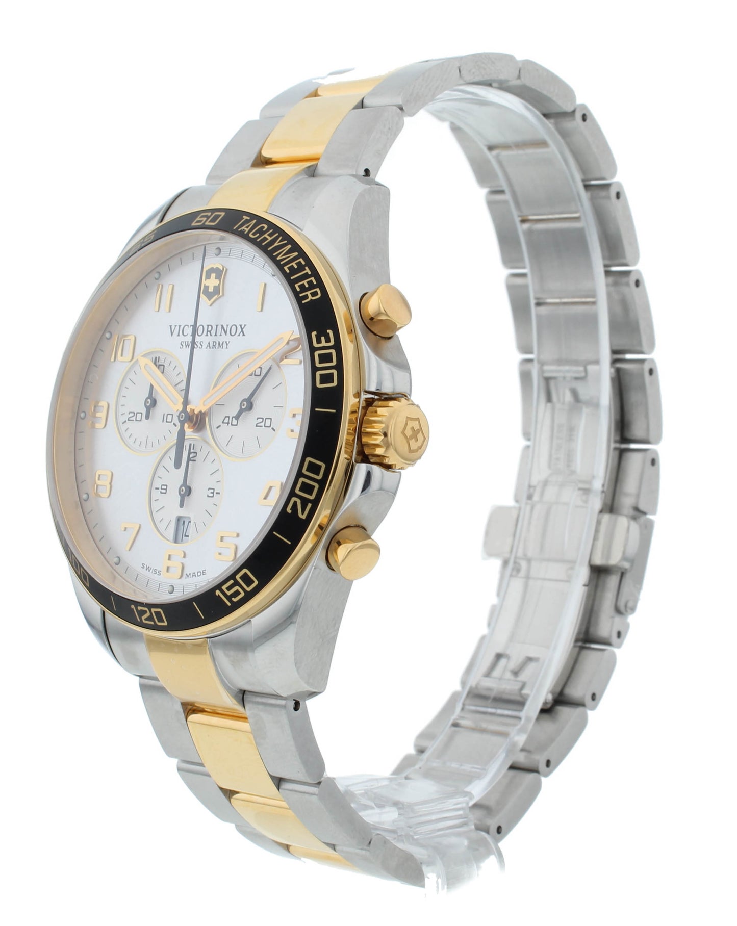 Victorinox FieldForce Classic Chrono 42mm Quartz Silver Dial Men's Watch 241903