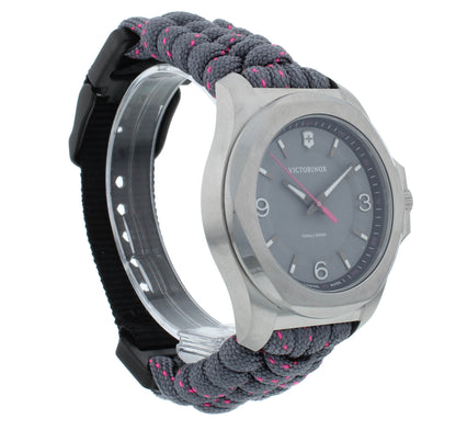 Victorinox I.N.O.X 37mm Quartz Gray Dial Nylon Strap Ladies Watch 241920