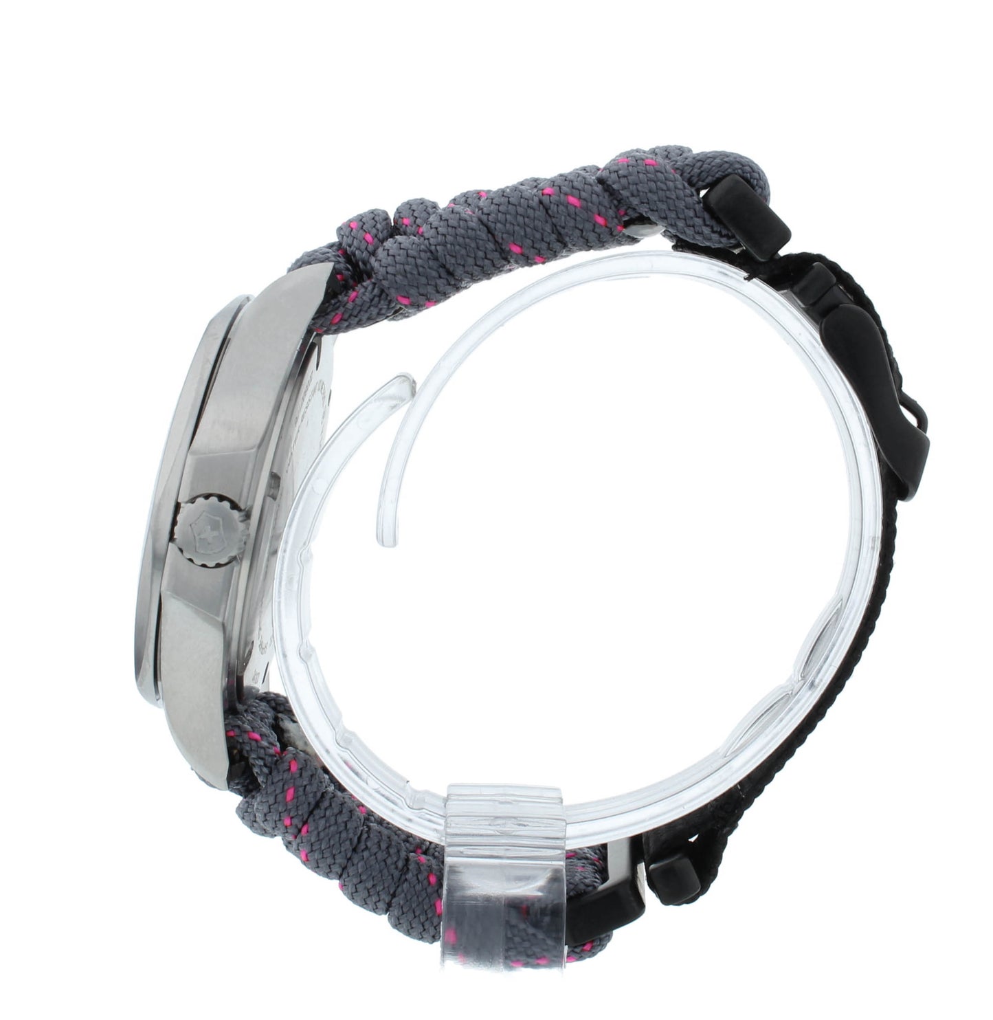 Victorinox I.N.O.X 37mm Quartz Gray Dial Nylon Strap Ladies Watch 241920