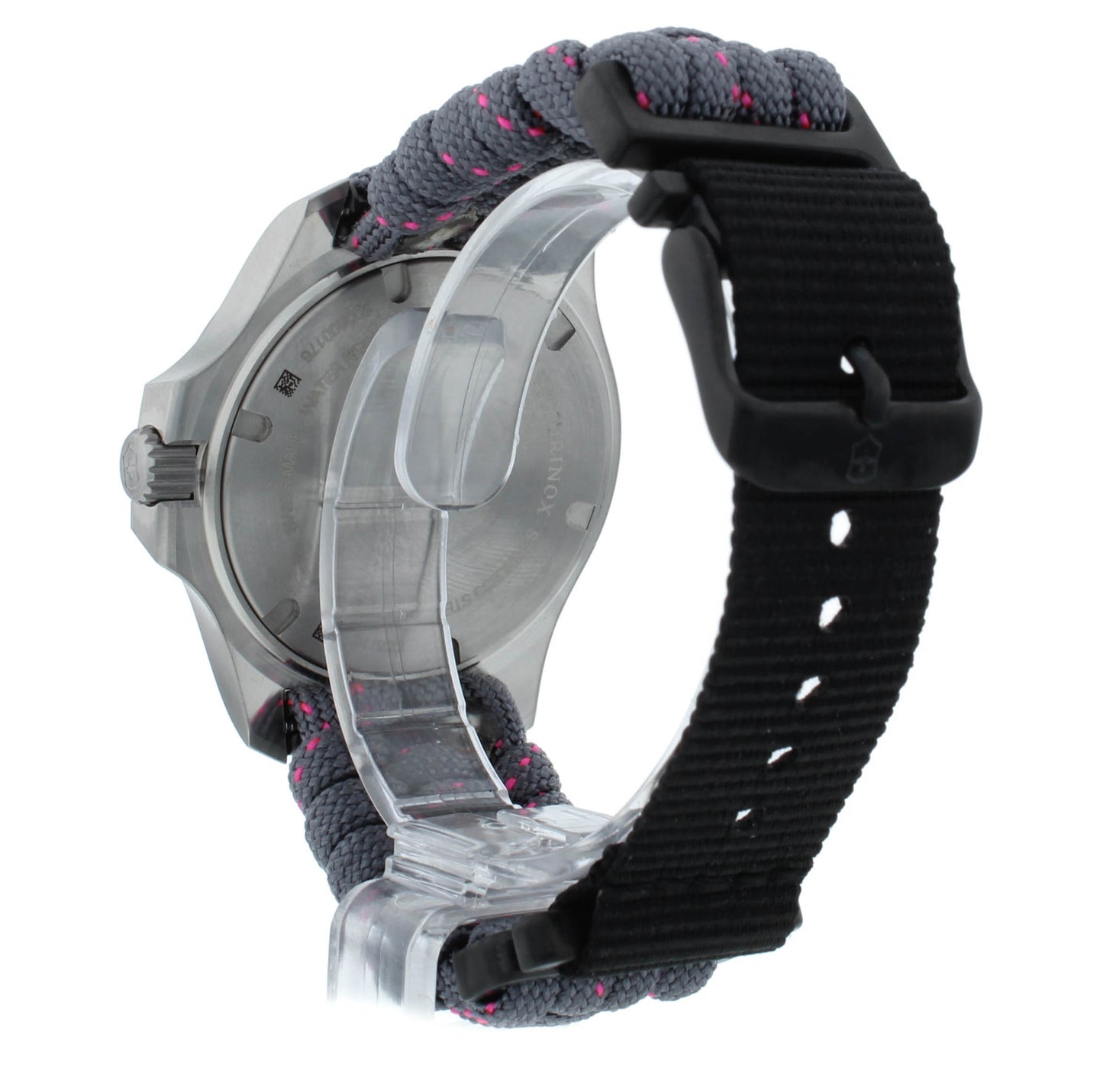 Victorinox I.N.O.X 37mm Quartz Gray Dial Nylon Strap Ladies Watch 241920