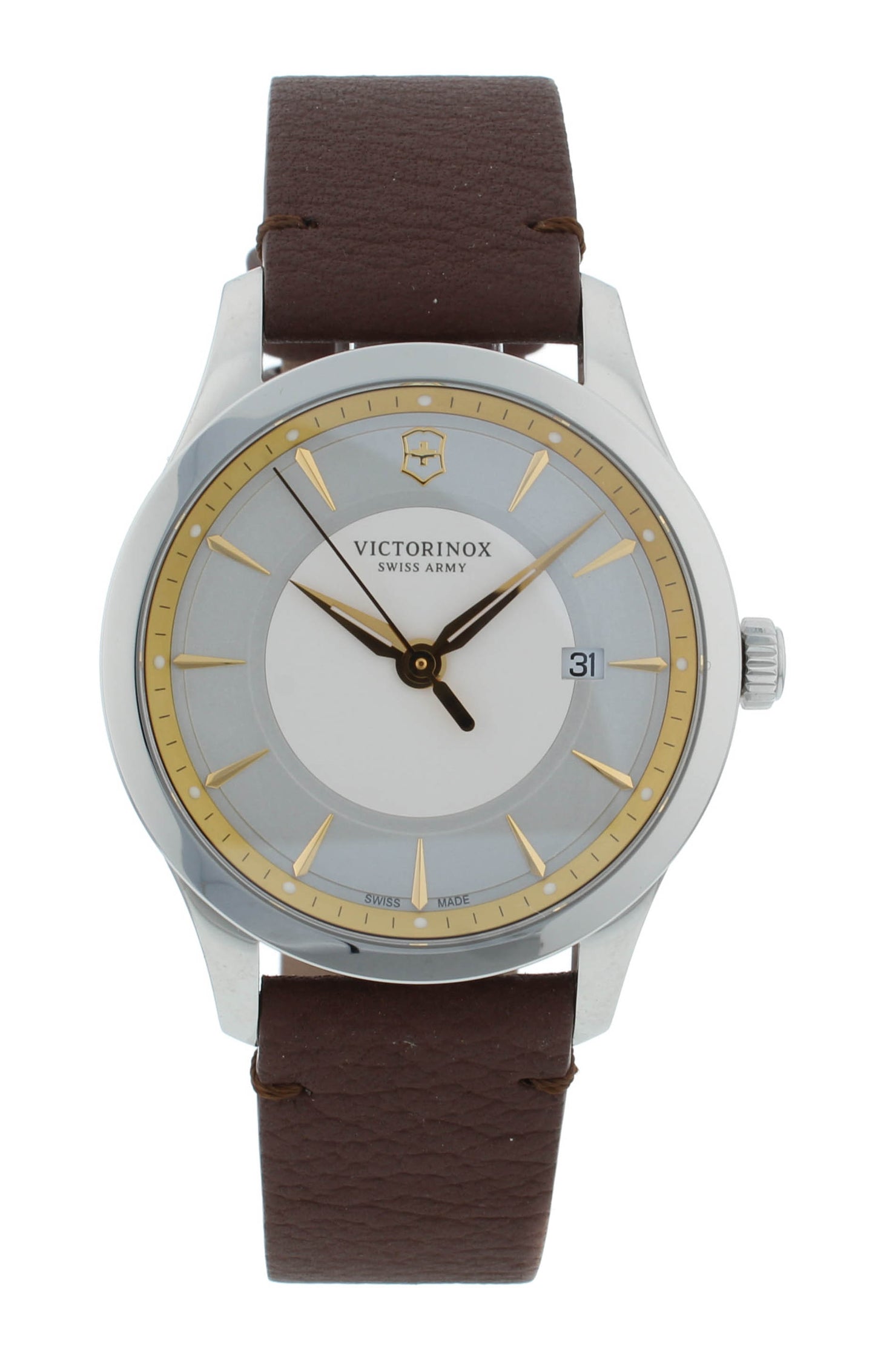 Victorinox Alliance 40mm Quartz Silver Dial Stainless Steel Men's Watch 241806