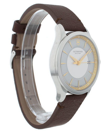Victorinox Alliance 40mm Quartz Silver Dial Stainless Steel Men's Watch 241806