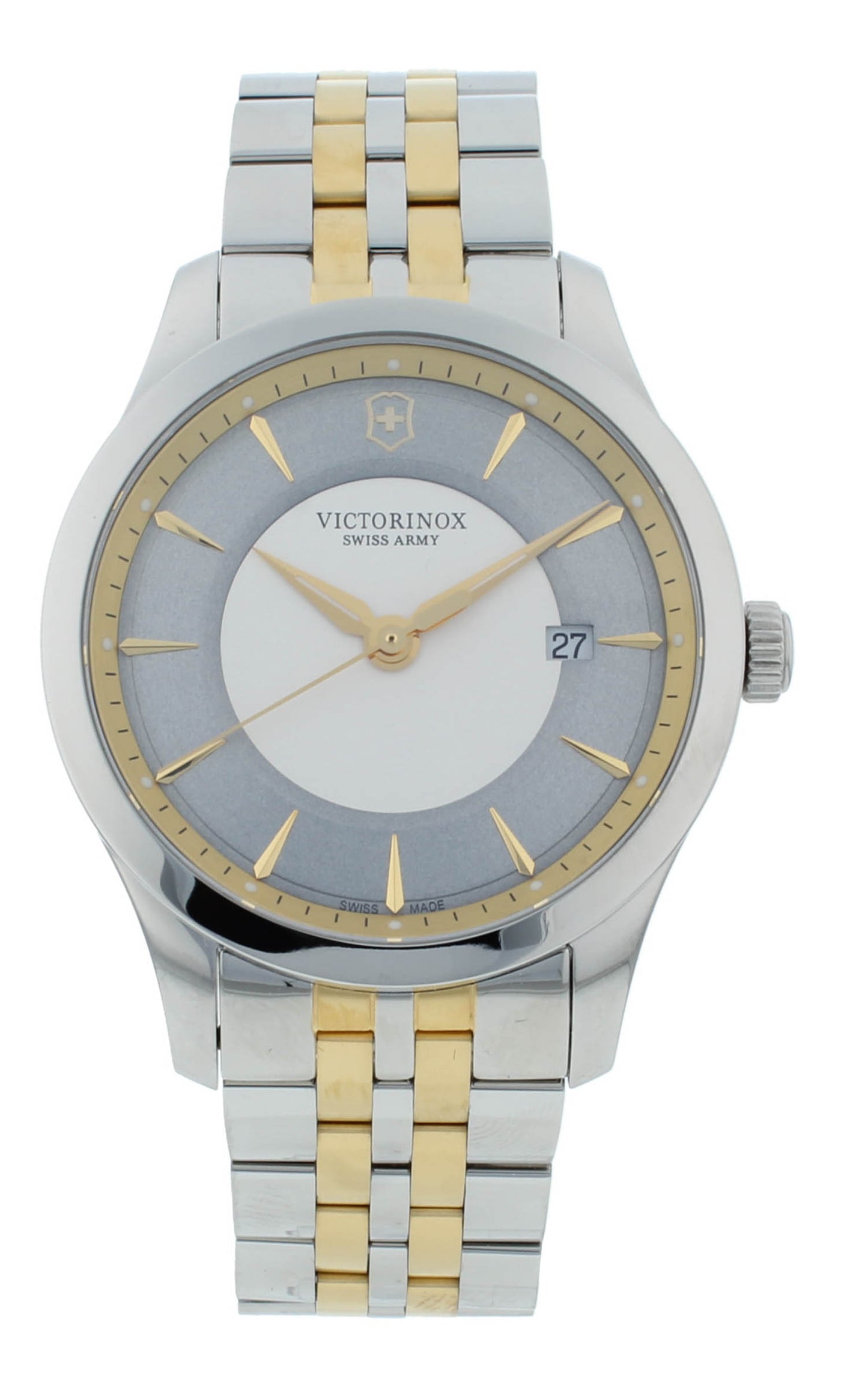 Victorinox Alliance 40mm Quartz Silver Dial Two-Tone Men's Watch 241803