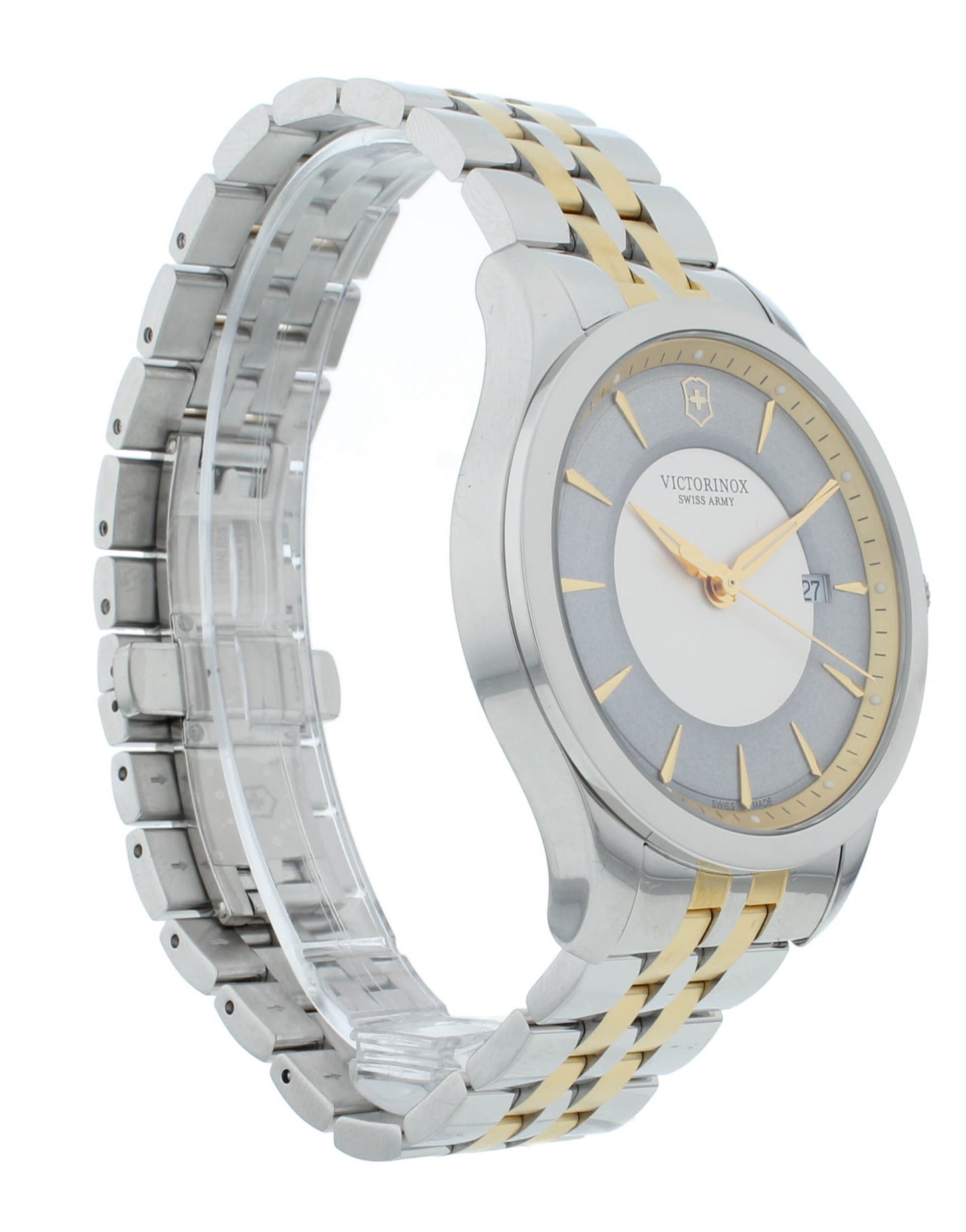 Victorinox Alliance 40mm Quartz Silver Dial Two-Tone Men's Watch 241803