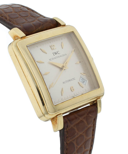 IWC Carree Combre 32mmx32mm Automatic 18k Yellow Gold Vintage Men's Watch