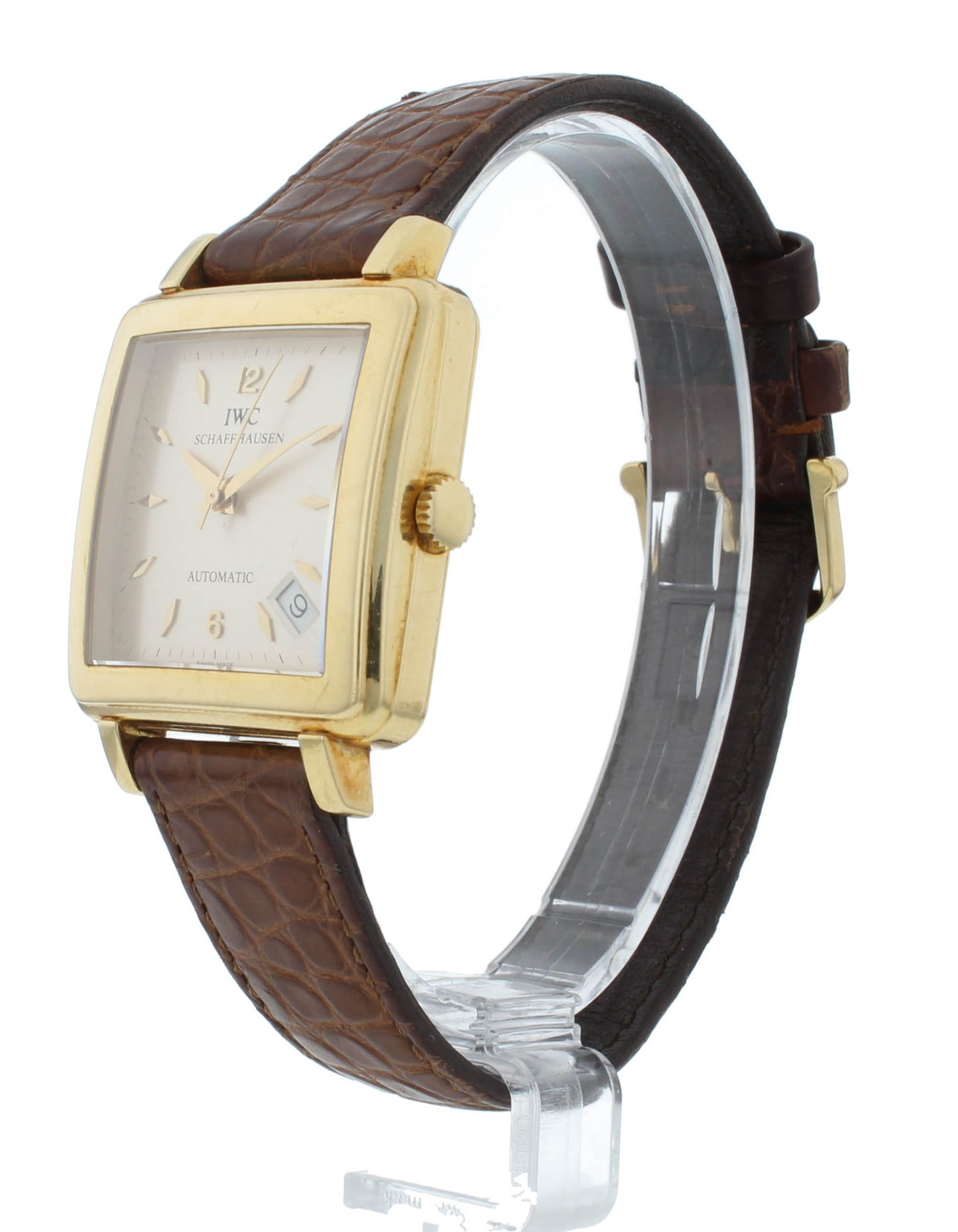 IWC Carree Combre 32mmx32mm Automatic 18k Yellow Gold Vintage Men's Watch