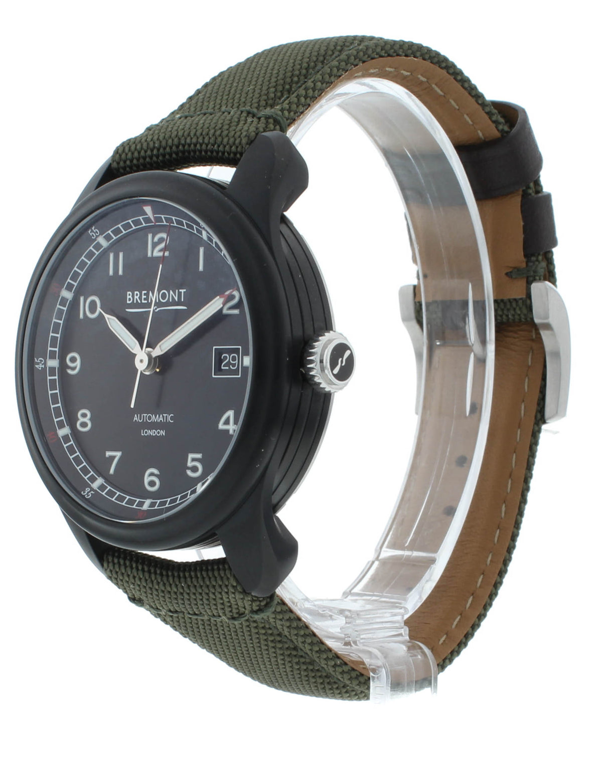 Bremont Airco Mach 1 Jet Black Dial 40mm Automatic Men's Watch AIRCO-M1-JET-R-S