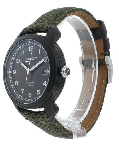 Bremont Airco Mach 1 Jet Black Dial 40mm Automatic Men's Watch AIRCO-M1-JET-R-S