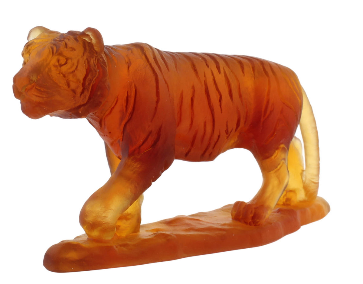 Daum France Chinese Horoscope Tiger Crystal Figurine New w/ Box 05566