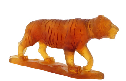 Daum France Chinese Horoscope Tiger Crystal Figurine New w/ Box 05566