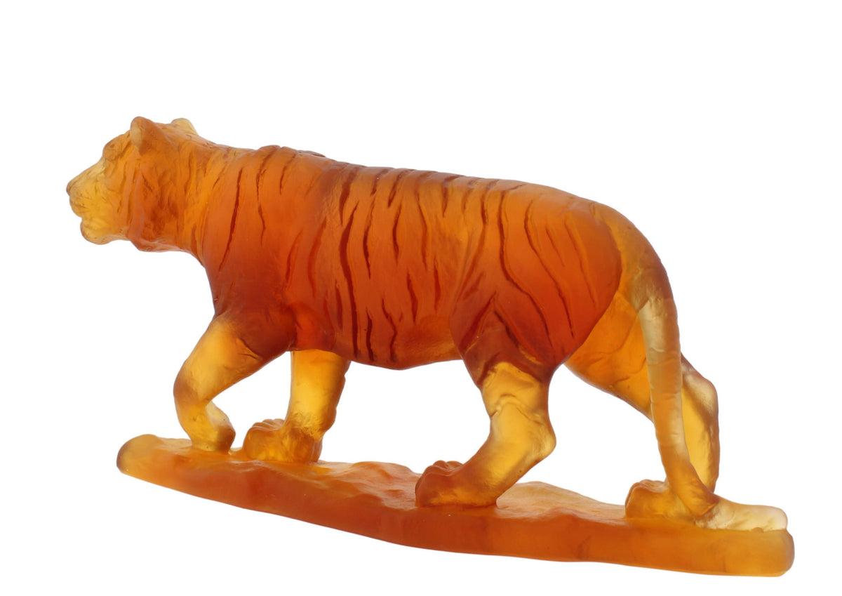 Daum France Chinese Horoscope Tiger Crystal Figurine New w/ Box 05566
