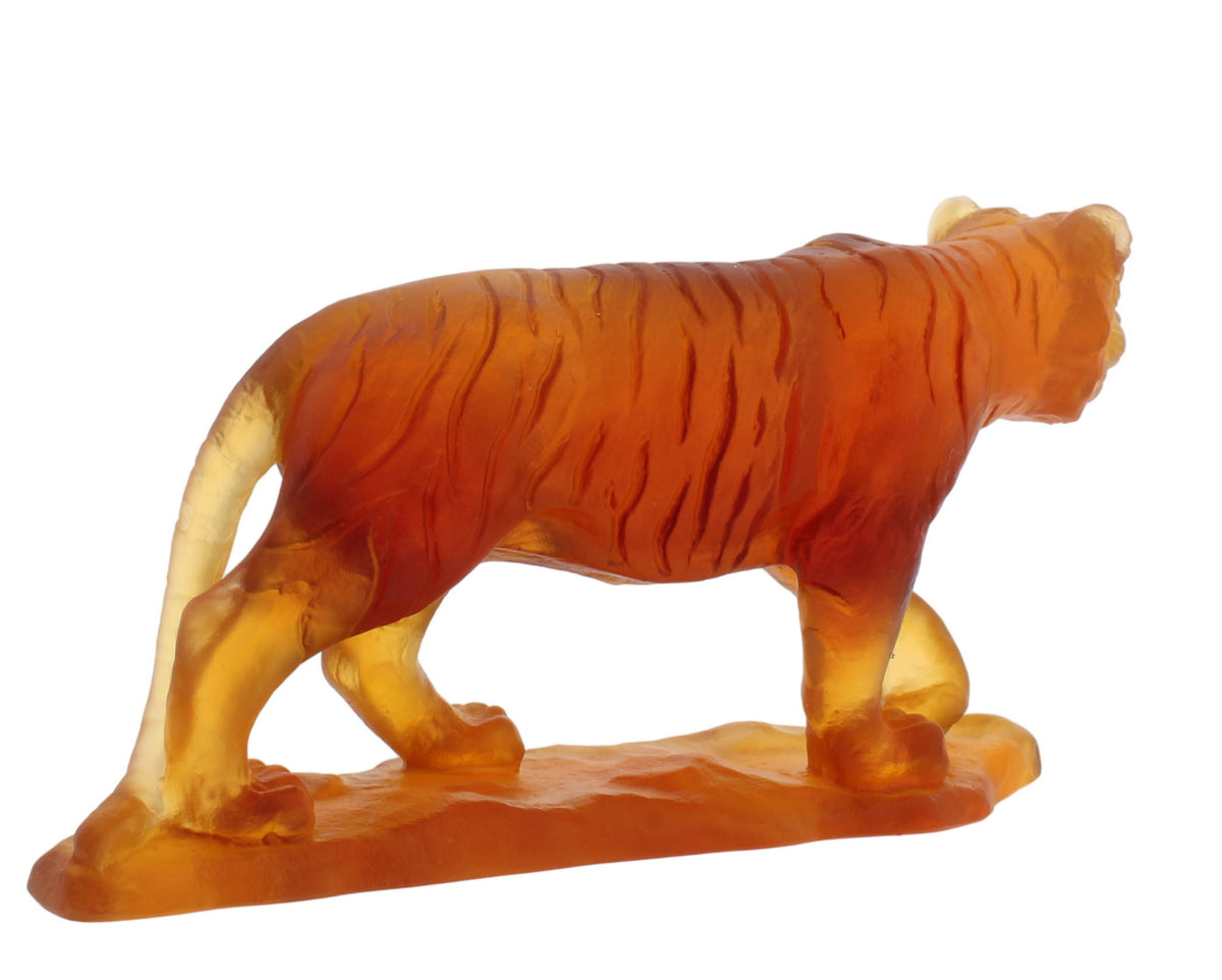 Daum France Chinese Horoscope Tiger Crystal Figurine New w/ Box 05566