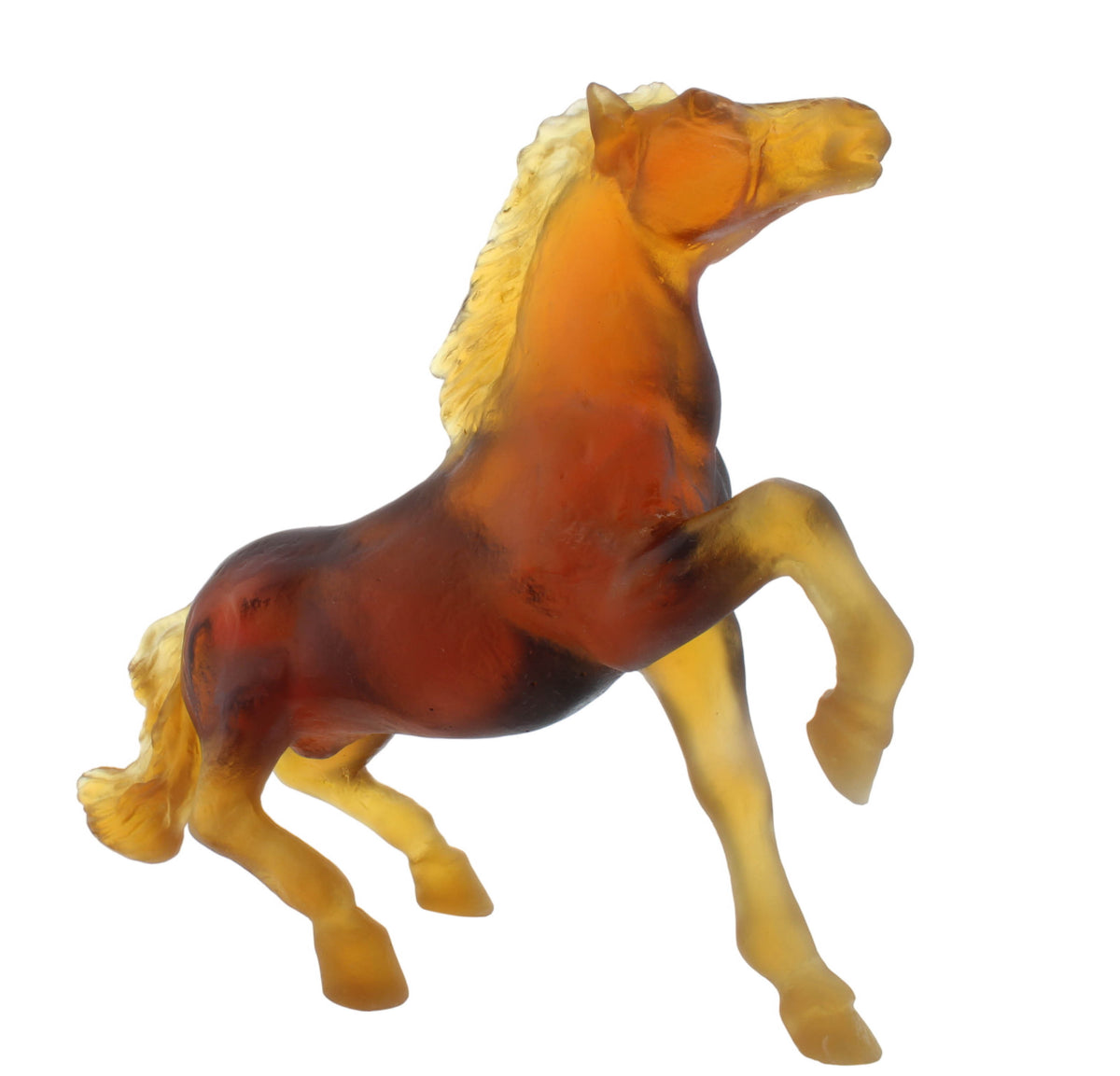 Daum France Wild Horse Crystal Sculpture Jean-Francois Leroy New In Box 02567-1