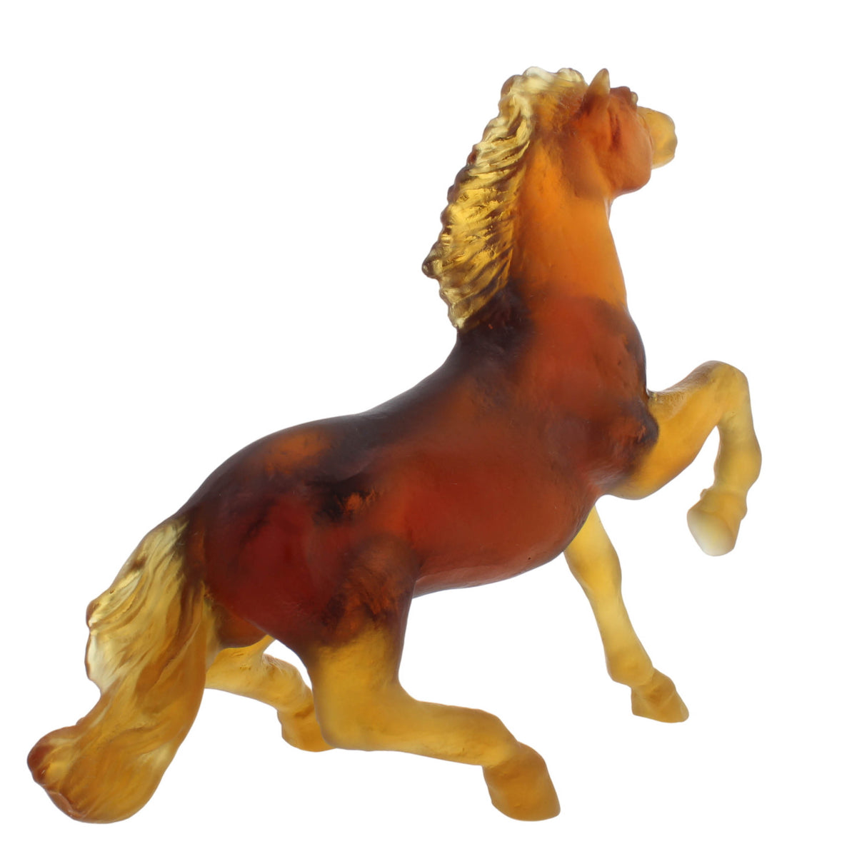 Daum France Wild Horse Crystal Sculpture Jean-Francois Leroy New In Box 02567-1