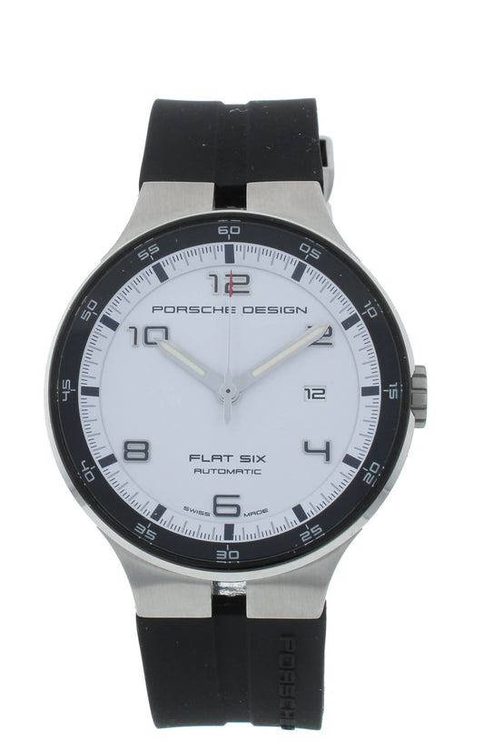 Porsche Design Flat Six 44mm Auto White Dial Men’s Watch P.635042641254