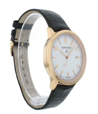 Jean Richard 1681 41mm Automatic 18k Rose Gold Men's Watch 60300-52-151-AA6