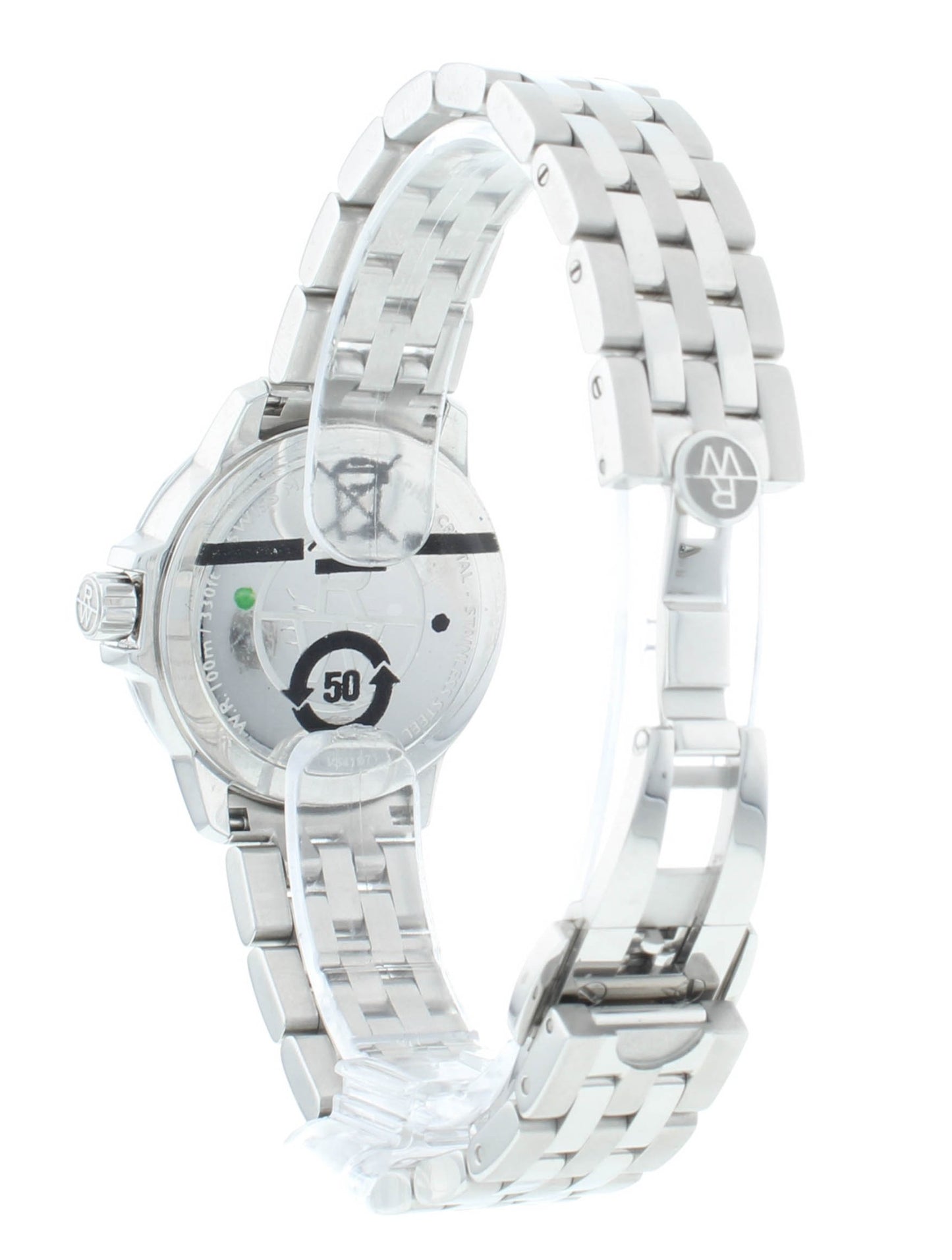 Pre-Owned Raymond Weil Tango 30mm Quartz White Dial Ladies Watch 5960-ST-00300
