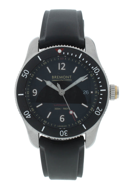 Bremont Supermarine S300 Chronometer 40mm Automatic Men’s Watch S300-BK-R-S
