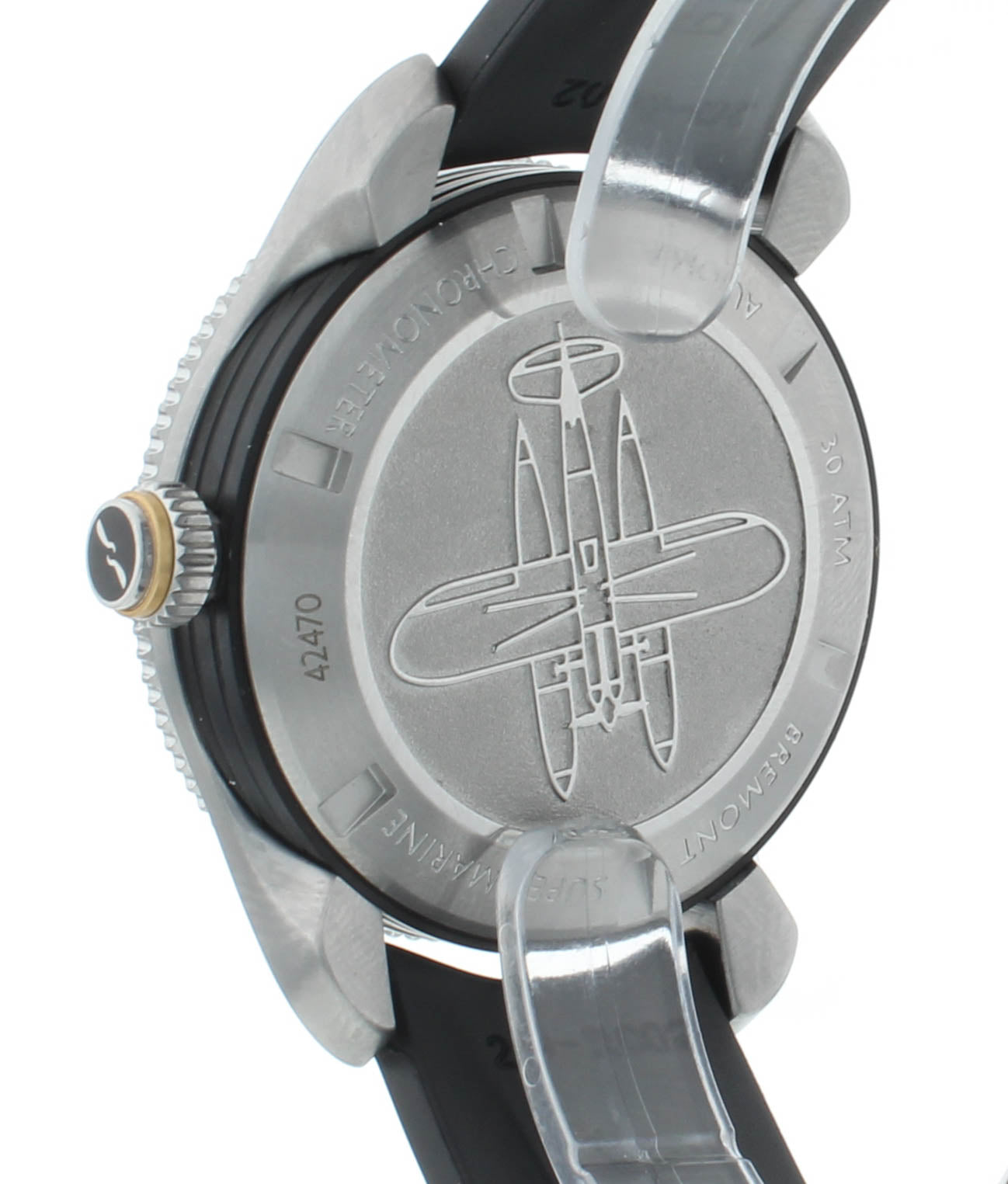 Bremont Supermarine S300 Chronometer 40mm Automatic Men’s Watch S300-BK-R-S