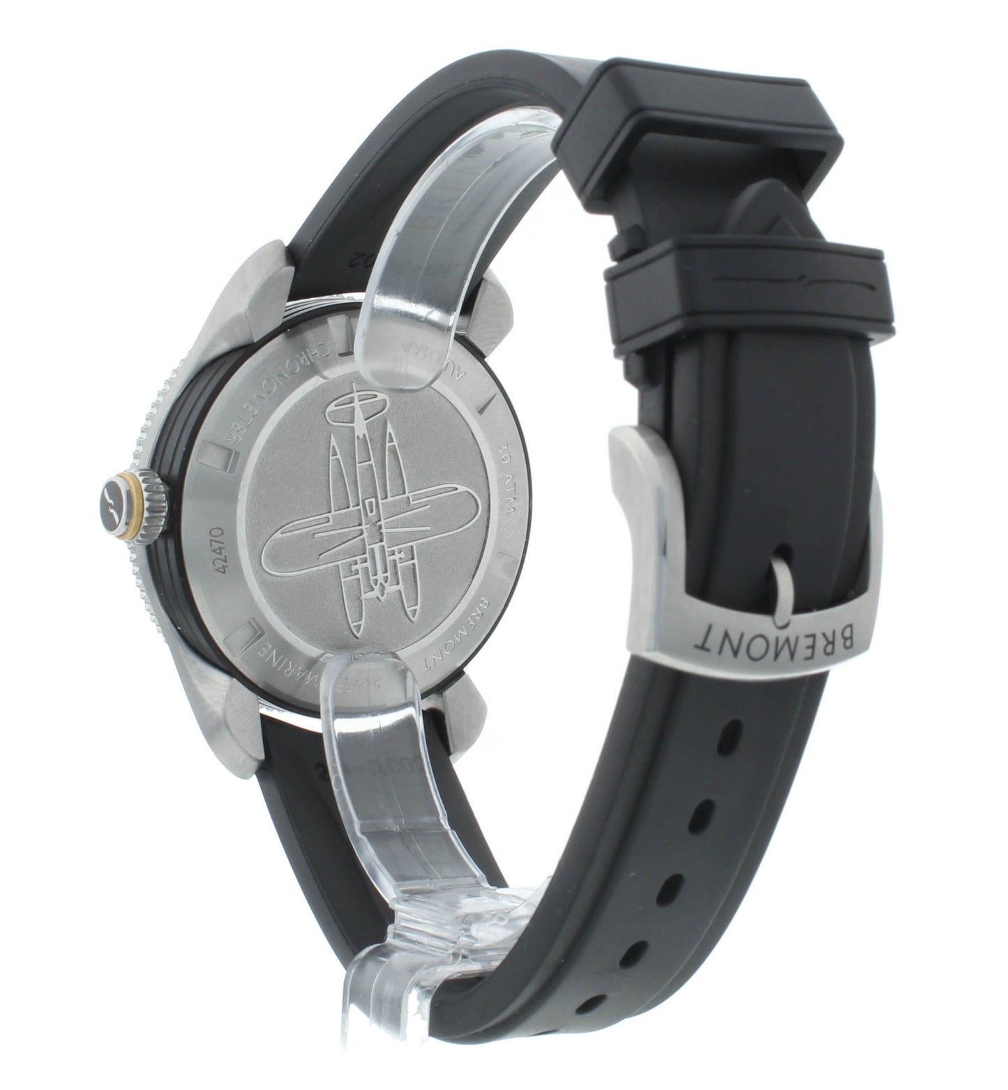 Bremont Supermarine S300 Chronometer 40mm Automatic Men’s Watch S300-BK-R-S