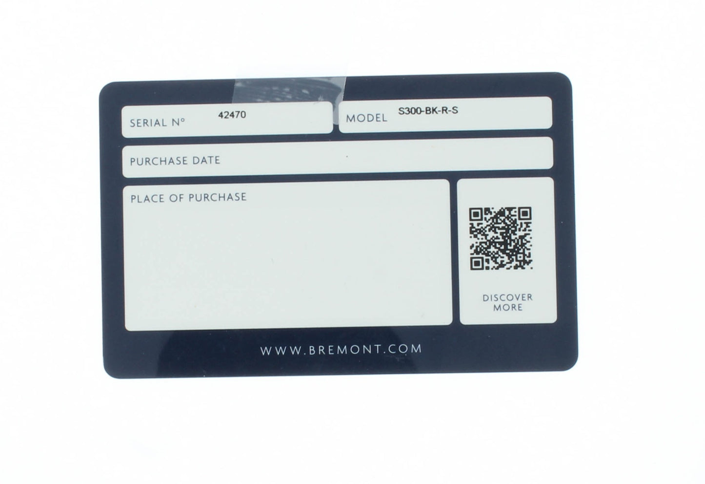 Bremont Supermarine S300 Chronometer 40mm Automatic Men’s Watch S300-BK-R-S