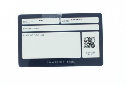 Bremont Supermarine S300 Chronometer 40mm Automatic Men’s Watch S300-BK-R-S