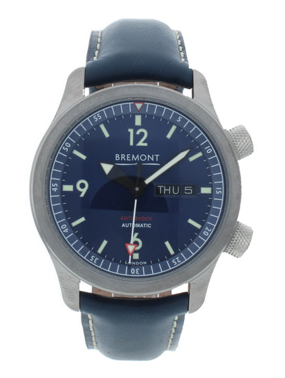 Bremont U-2 Chronometer Blue Dial 43mm Automatic Men’s Watch U2-BL-R-S