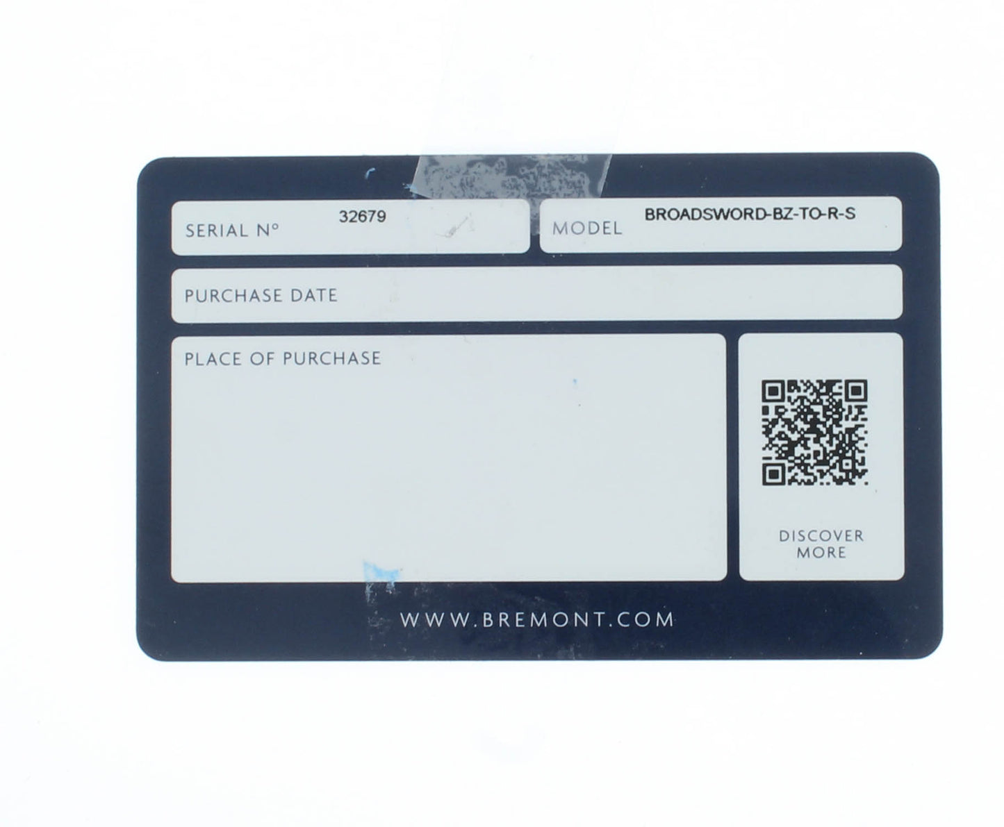 Bremont Broadsword Bronze 40mm Automatic Men's Watch BROADSWORD-BZ-TO-R-S