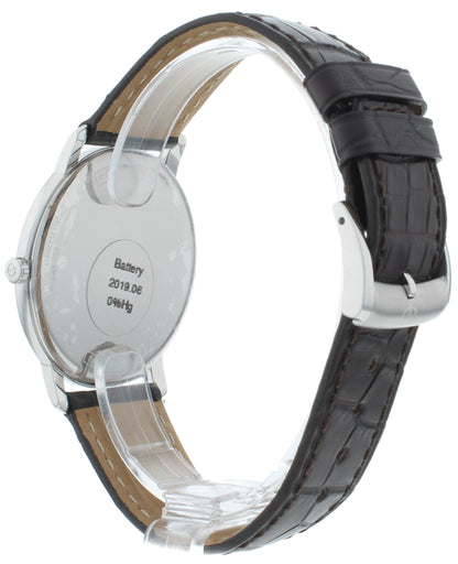 Pre-Owned Baume & Mercier Classima 39mm Silver Dial Quartz Men's Watch M0A10181