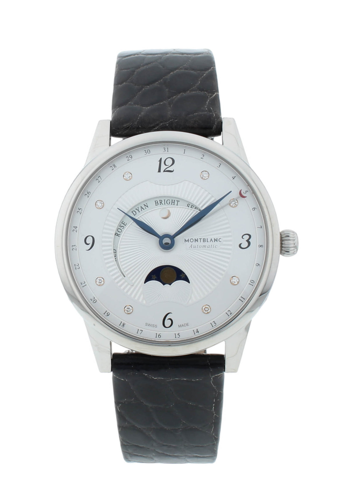 Montblanc Boheme Moongarden Automatic 36mm Diamond Dial Ladies Watch 112556