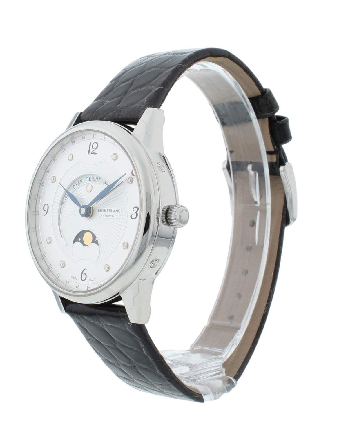 Montblanc Boheme Moongarden Automatic 36mm Diamond Dial Ladies Watch 112556