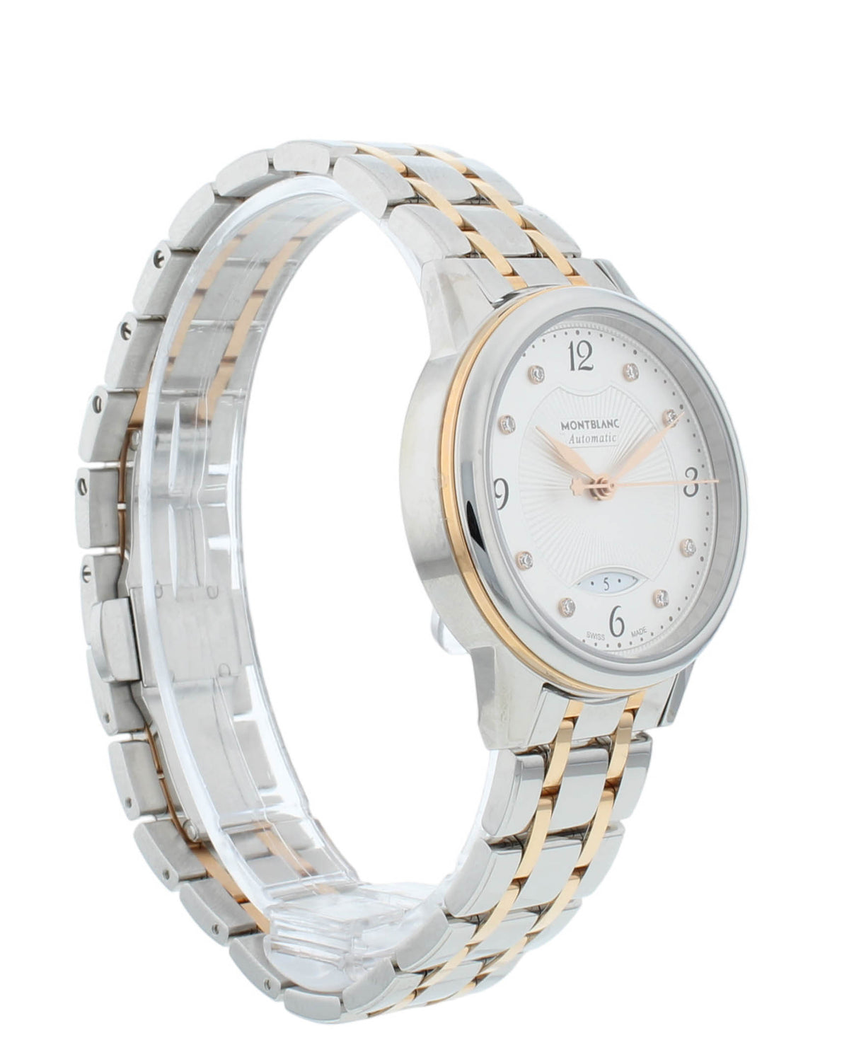 Montblanc Boheme 30mm Automatic Two-Tone Steel & Rose Gold Ladies Watch 111058