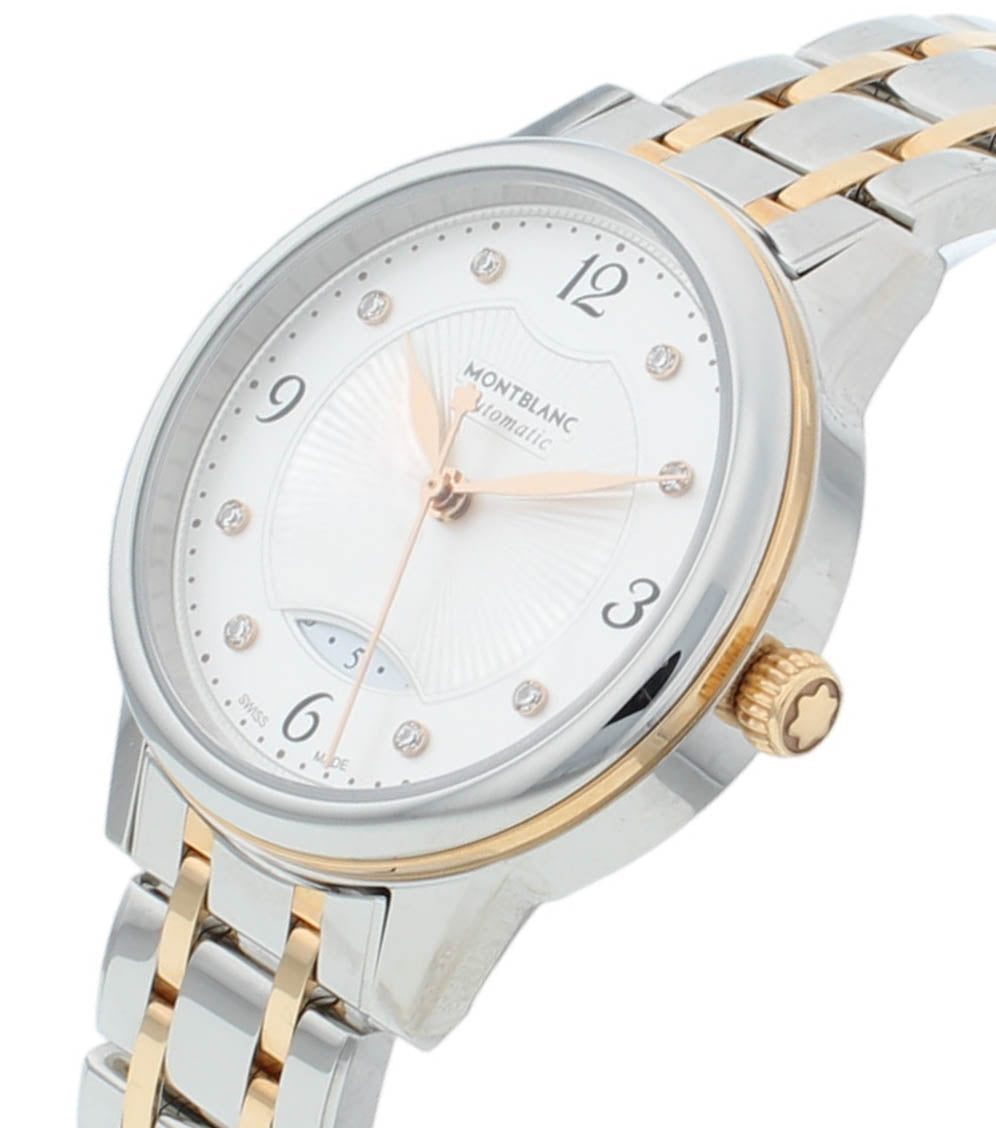 Montblanc Boheme 30mm Automatic Two-Tone Steel & Rose Gold Ladies Watch 111058