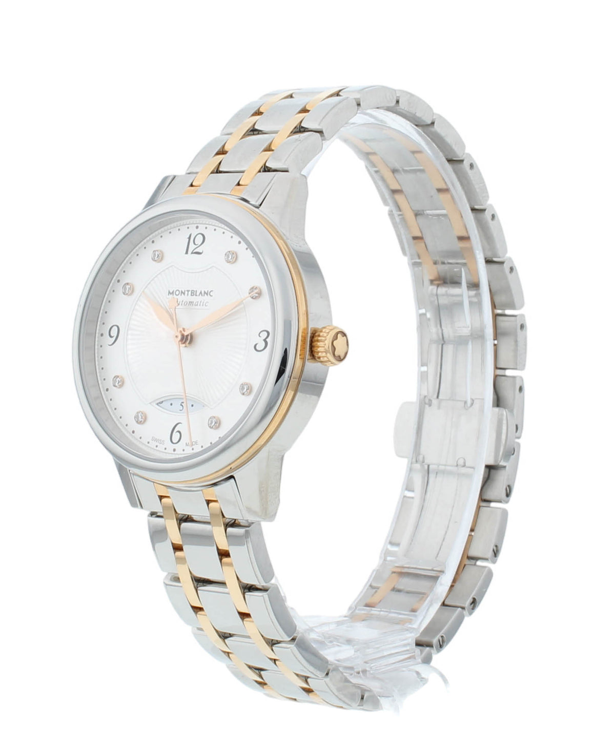 Montblanc Boheme 30mm Automatic Two-Tone Steel & Rose Gold Ladies Watch 111058