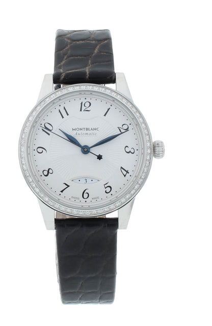Montblanc Boheme 30mm Auto Stainless Steel Diamond Bezel Ladies Watch 111057