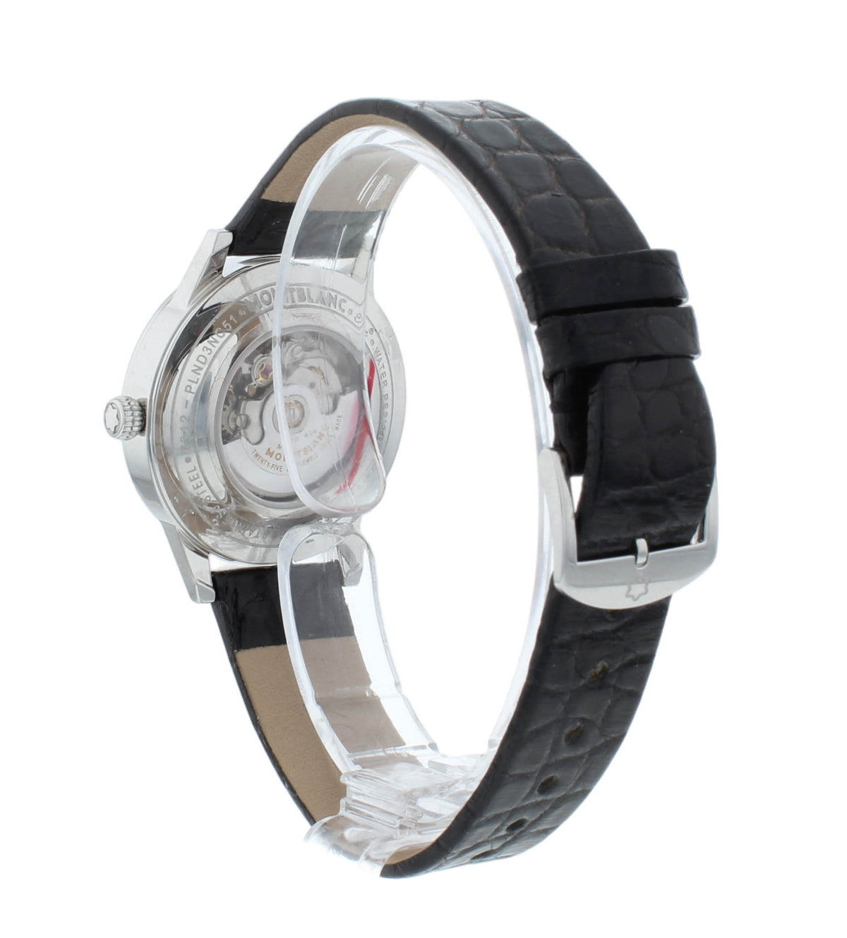 Montblanc Boheme 30mm Auto Stainless Steel Diamond Bezel Ladies Watch 111057