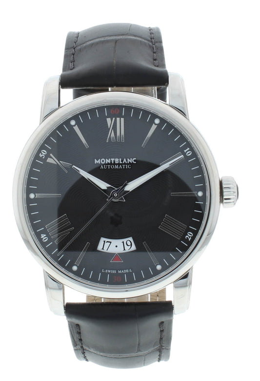 Montblanc 4810 42mm Stainless Steel Automatic Black Dial Men's Watch 115122