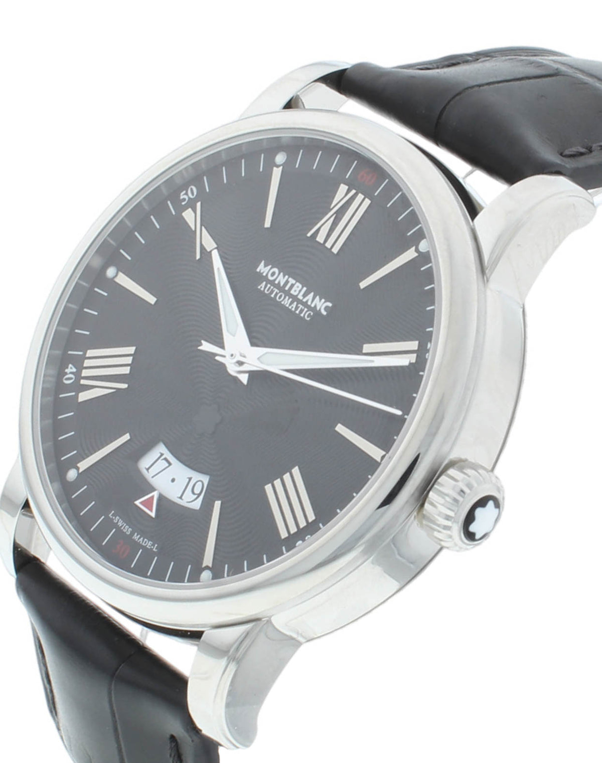 Montblanc 4810 42mm Stainless Steel Automatic Black Dial Men's Watch 115122